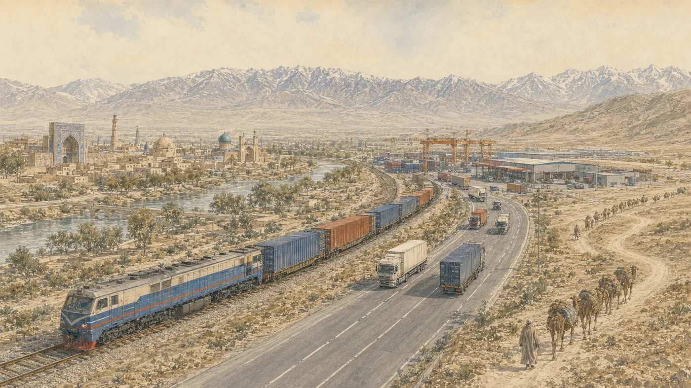 Route de la Soie & BRI : continuité entre anciennes routes caravanières et corridors logistiques contemporains.